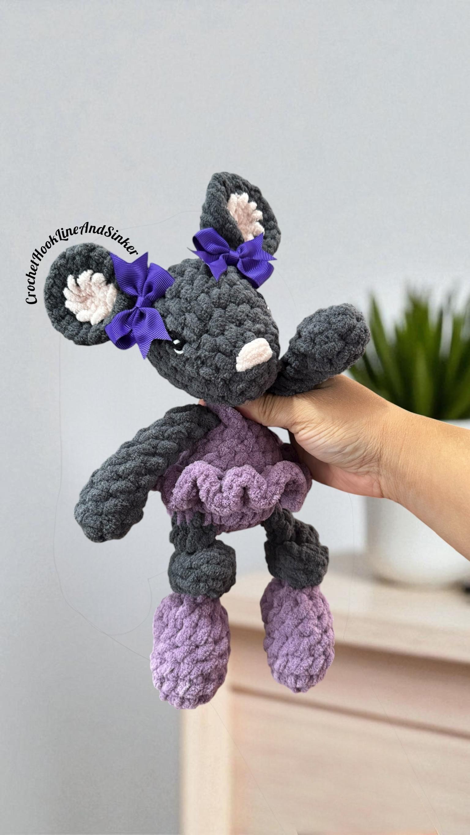 Maeve Mouse Ballerina Plush Toy - MADE TO ORDER thumbnail 3
