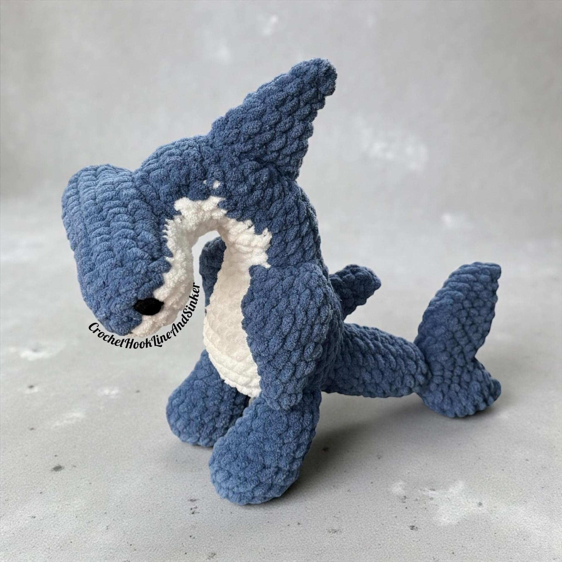 Hermes the Hammerhead Monster Crochet Pattern thumbnail 5